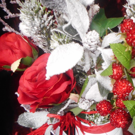 White christmas shop flower arrangements